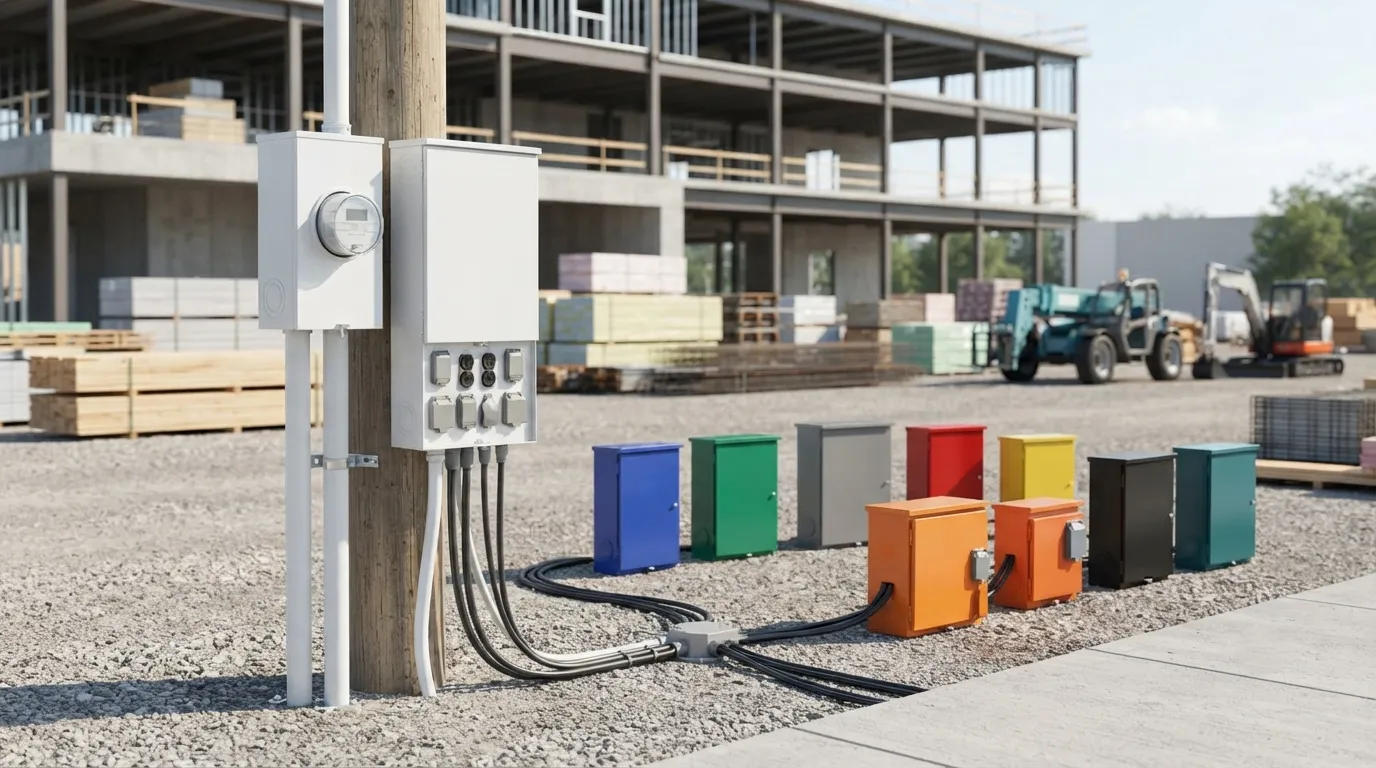 Temporary Power Pole in Richmond, CA